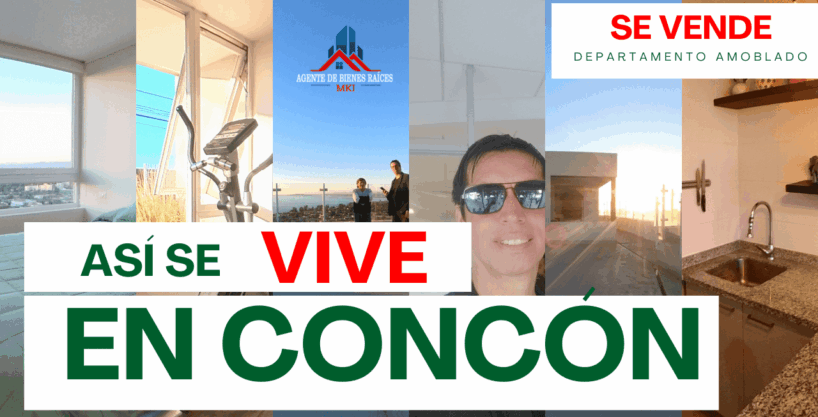 Hermoso Departamento Amoblado en Venta en Concón